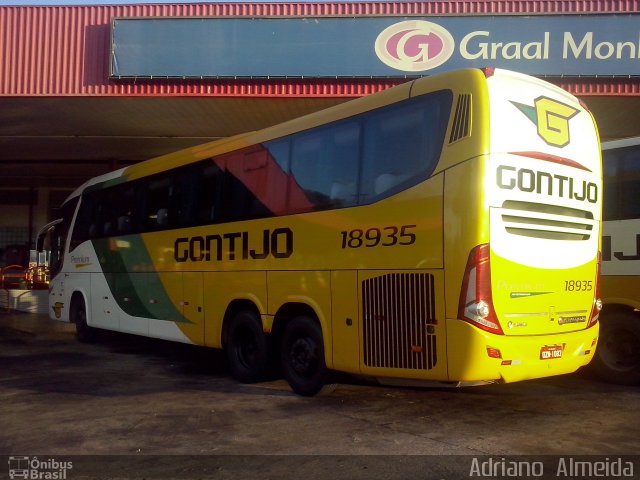 Empresa Gontijo de Transportes 18935 na cidade de João Monlevade, Minas Gerais, Brasil, por Adriano  Almeida. Número da foto: #4162187.
