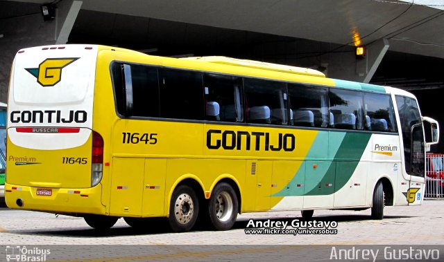 Empresa Gontijo de Transportes 11645 na cidade de Belo Horizonte, Minas Gerais, Brasil, por Andrey Gustavo. ID da foto: 4162318.