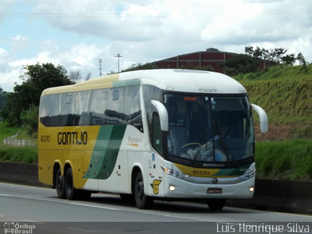 Empresa Gontijo de Transportes 18370 na cidade de Três Corações, Minas Gerais, Brasil, por Luis Henrique Silva. ID da foto: 4162549.