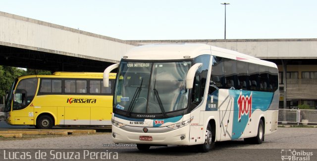 Auto Viação 1001 RJ 108.185 na cidade de Campos dos Goytacazes, Rio de Janeiro, Brasil, por Lucas de Souza Pereira. ID da foto: 4163672.