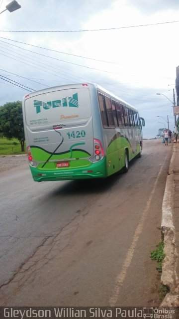 Turin Transportes 1420 na cidade de Congonhas, Minas Gerais, Brasil, por Gleydson Willian Silva Paula. ID da foto: 4162290.