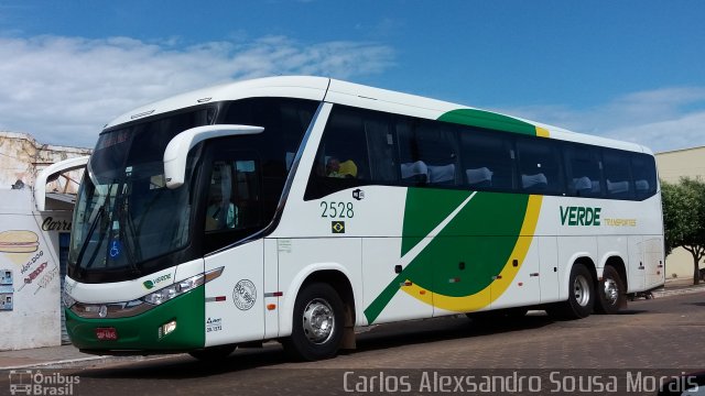 Verde Transportes 2528 na cidade de Piranhas, Goiás, Brasil, por Carlos Alexsandro Sousa Morais. Número da foto: #4163584.