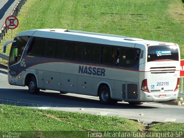 Viação Nasser 202115 na cidade de Aparecida, São Paulo, Brasil, por Fabio Alcantara. Número da foto: #4202409.