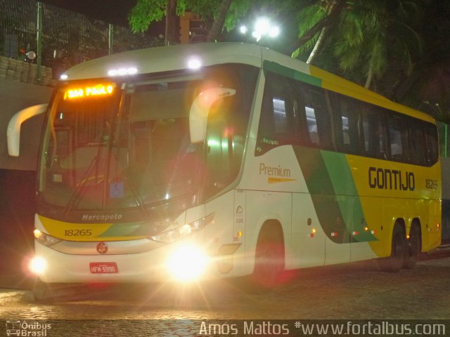 Empresa Gontijo de Transportes 18265 na cidade de Fortaleza, Ceará, Brasil, por Amós  Mattos. Número da foto: #4202381.
