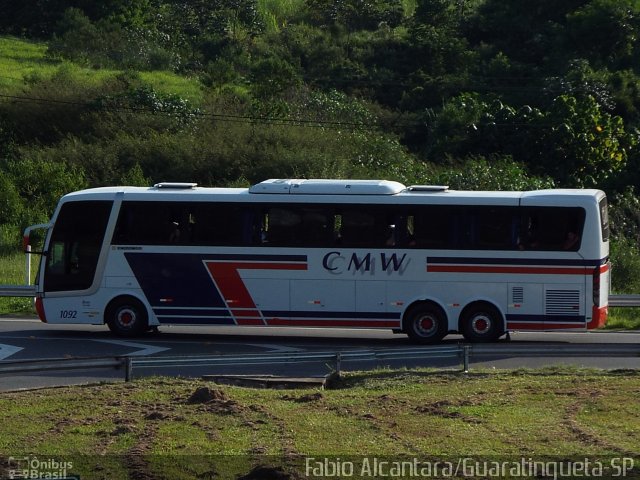 CMW Transportes 1092 na cidade de Aparecida, São Paulo, Brasil, por Fabio Alcantara. ID da foto: 4202424.