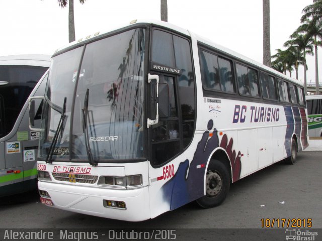 BC Transporte e Turismo 6500 na cidade de Aparecida, São Paulo, Brasil, por Alexandre  Magnus. Número da foto: #4201962.