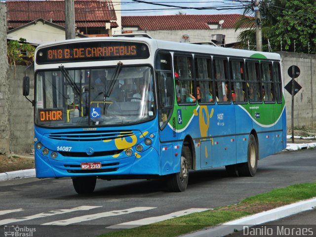 Serramar Transporte Coletivo 14087 na cidade de Serra, Espírito Santo, Brasil, por Danilo Moraes. ID da foto: 4202932.