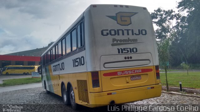Empresa Gontijo de Transportes 11510 na cidade de Manhuaçu, Minas Gerais, Brasil, por Luis Philippe Cardoso Coelho. Número da foto: #4203768.