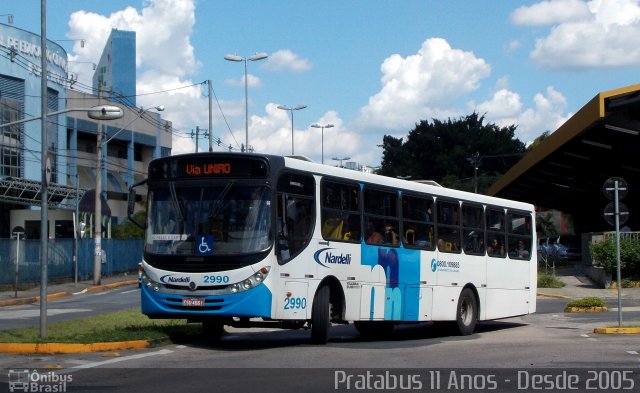 Nardelli Fretamento e Turismo 2990 na cidade de Salto, São Paulo, Brasil, por Cristiano Soares da Silva. Número da foto: #4203351.