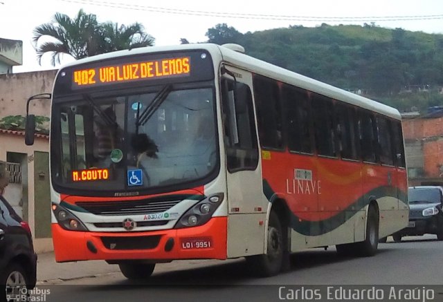 Linave Transportes A03029 na cidade de Nova Iguaçu, Rio de Janeiro, Brasil, por Carlos Eduardo Araújo dos Santos. Número da foto: #4203089.
