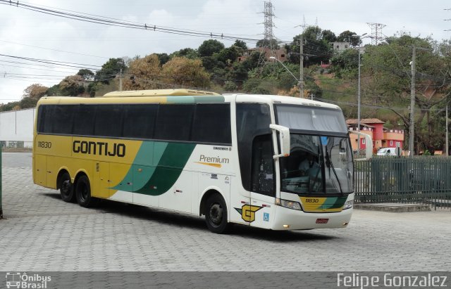 Empresa Gontijo de Transportes 11830 na cidade de Governador Valadares, Minas Gerais, Brasil, por Felipe Gonzalez. ID da foto: 4203587.