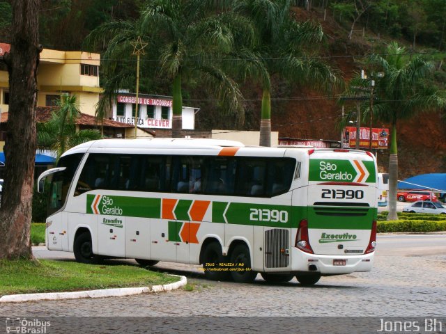 Cia. São Geraldo de Viação 21390 na cidade de Manhuaçu, Minas Gerais, Brasil, por Jones Bh. Número da foto: #4204143.
