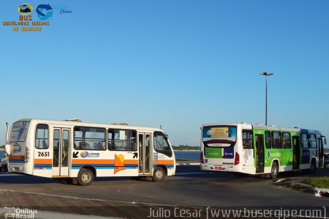 Viação Halley 2651 na cidade de Aracaju, Sergipe, Brasil, por Julio Cesar  Barbosa Martins. Número da foto: #4205046.