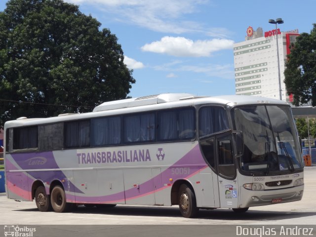 Transbrasiliana Transportes e Turismo 50051 na cidade de Goiânia, Goiás, Brasil, por Douglas Andrez. ID da foto: 4206039.