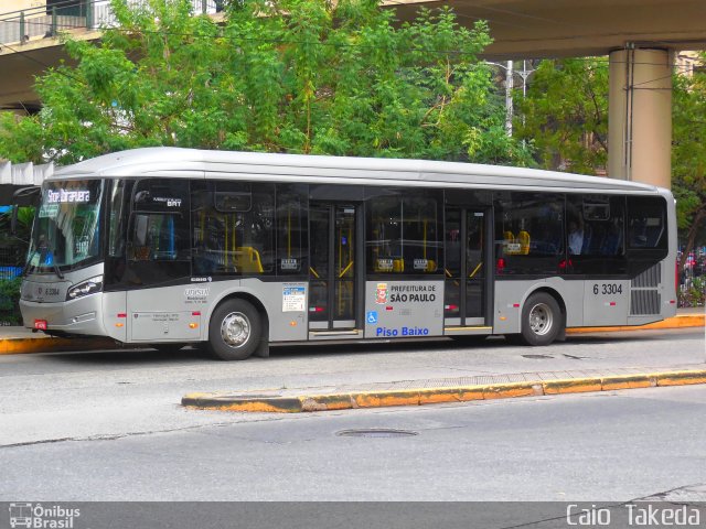 Viação Paratodos > São Jorge > Metropolitana São Paulo > Mobibrasil 6 3304 na cidade de São Paulo, São Paulo, Brasil, por Caio  Takeda. ID da foto: 4206653.