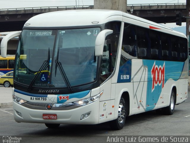 Auto Viação 1001 RJ 108.720 na cidade de Rio de Janeiro, Rio de Janeiro, Brasil, por André Luiz Gomes de Souza. ID da foto: 4208360.