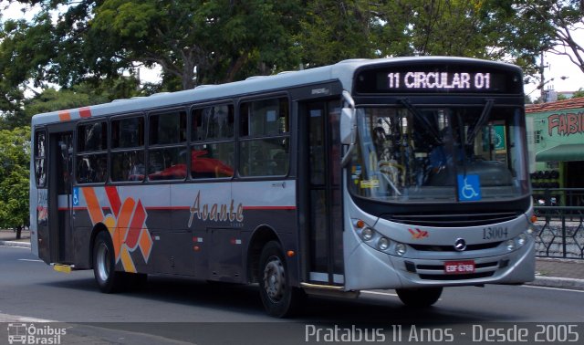 Viação Avante 13004 na cidade de Itu, São Paulo, Brasil, por Cristiano Soares da Silva. ID da foto: 4207200.