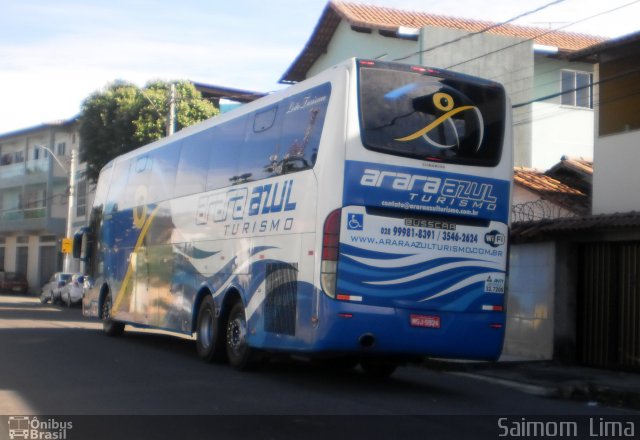 Arara Azul Turismo 2009 na cidade de Vila Velha, Espírito Santo, Brasil, por Saimom  Lima. ID da foto: 4208161.