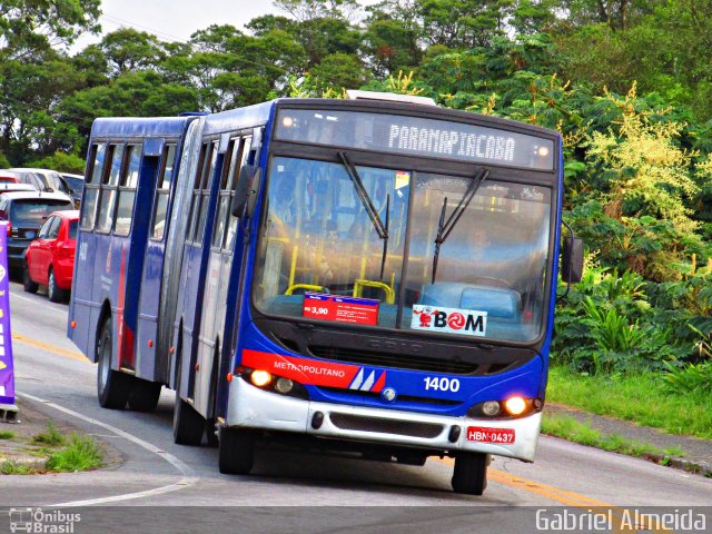Viação Ribeirão Pires 1400 na cidade de Santo André, São Paulo, Brasil, por Gabriel Almeida. Número da foto: #4207637.