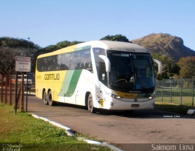 Empresa Gontijo de Transportes 18270 na cidade de Vitória, Espírito Santo, Brasil, por Saimom  Lima. Número da foto: #4207138.