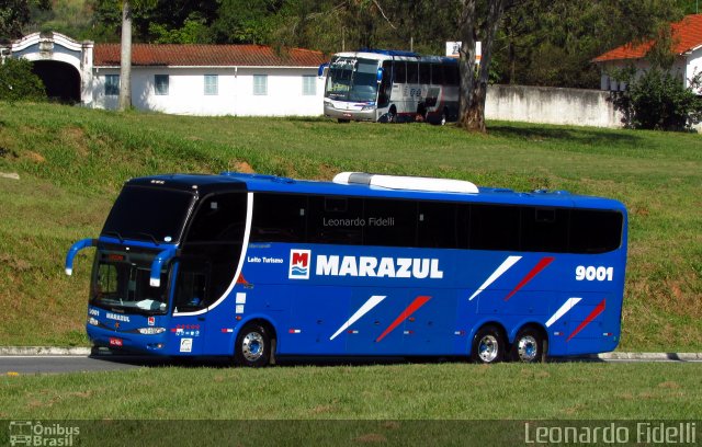 Marazul Turismo 9001 na cidade de Aparecida, São Paulo, Brasil, por Leonardo Fidelli. Número da foto: #4208186.