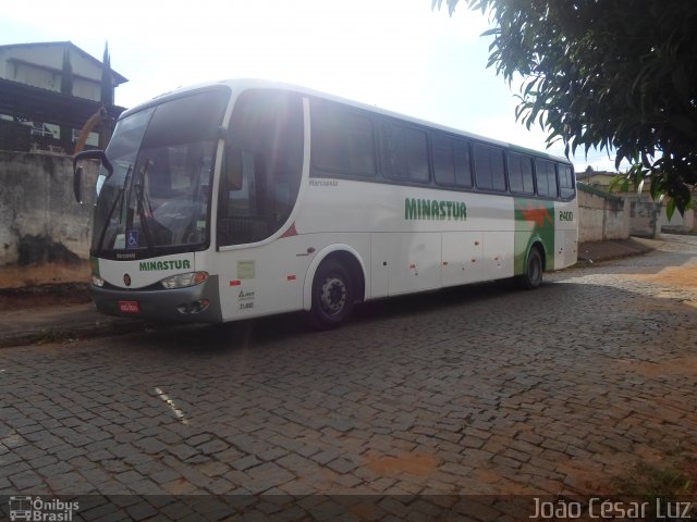 MinasSul - Minastur - Viação Minas Tour 2400 na cidade de Oliveira, Minas Gerais, Brasil, por João César Luz. Número da foto: #4209969.