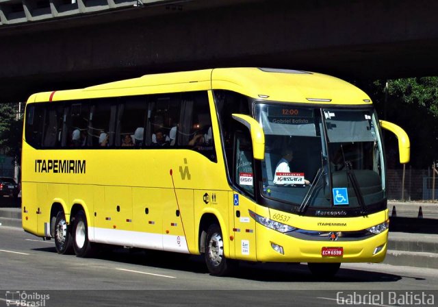 Viação Itapemirim 60537 na cidade de Rio de Janeiro, Rio de Janeiro, Brasil, por Gabriel Batista. Número da foto: #4211417.