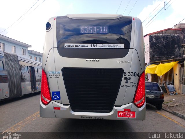 Viação Paratodos > São Jorge > Metropolitana São Paulo > Mobibrasil 6 3304 na cidade de São Paulo, São Paulo, Brasil, por Caio  Takeda. Número da foto: #4211512.