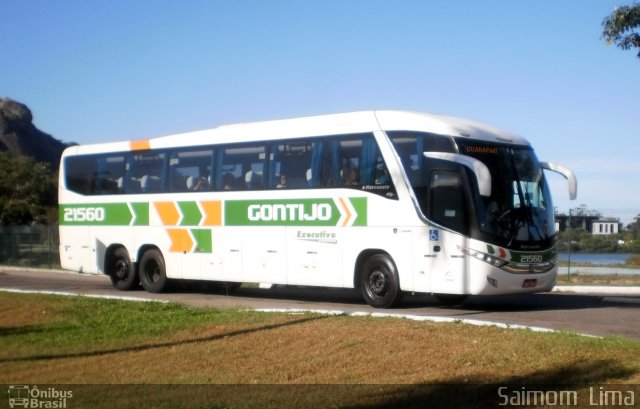 Empresa Gontijo de Transportes 21560 na cidade de Vitória, Espírito Santo, Brasil, por Saimom  Lima. Número da foto: #4209824.