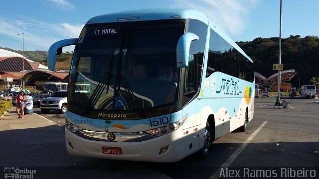 Transportadora Turística Natal 1510 na cidade de Aparecida, São Paulo, Brasil, por Alex Ramos Ribeiro. Número da foto: #4208767.