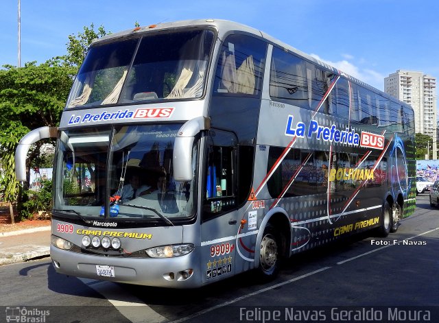 La Preferida Bus 9909 na cidade de São Paulo, São Paulo, Brasil, por Felipe Navas Geraldo Moura . Número da foto: #4210273.