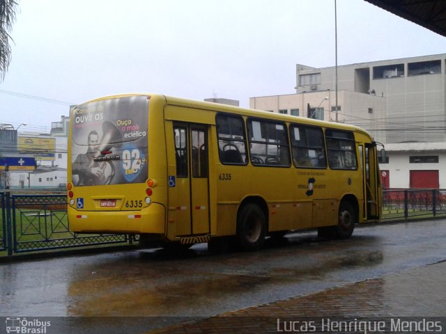 Transportes Coletivos Pérola do Oeste 6335 na cidade de Guarapuava, Paraná, Brasil, por Lucas Henrique Mendes. Número da foto: #4210774.