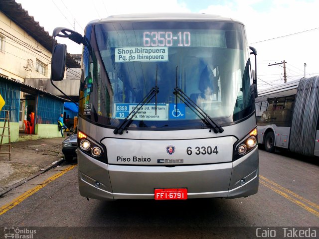 Viação Paratodos > São Jorge > Metropolitana São Paulo > Mobibrasil 6 3304 na cidade de São Paulo, São Paulo, Brasil, por Caio  Takeda. Número da foto: #4211509.