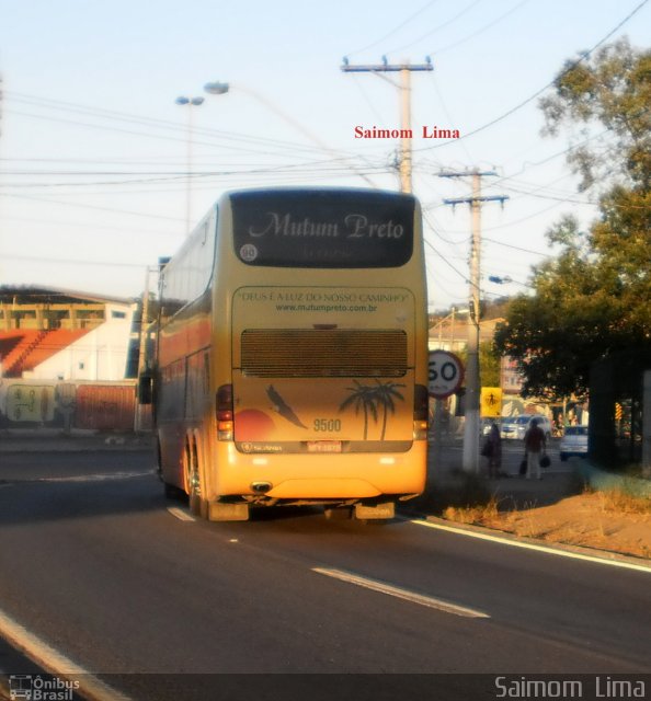 Viação Mutum Preto 9500 na cidade de Cariacica, Espírito Santo, Brasil, por Saimom  Lima. Número da foto: #4209804.