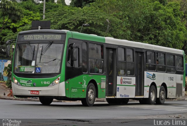 Viação Santa Brígida 1 1842 na cidade de São Paulo, São Paulo, Brasil, por Lucas Lima. Número da foto: #4210631.