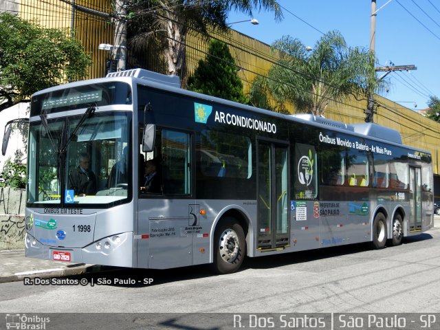 Viação Santa Brígida 1 1998 na cidade de São Paulo, São Paulo, Brasil, por Rafael Santos. ID da foto: 4212448.