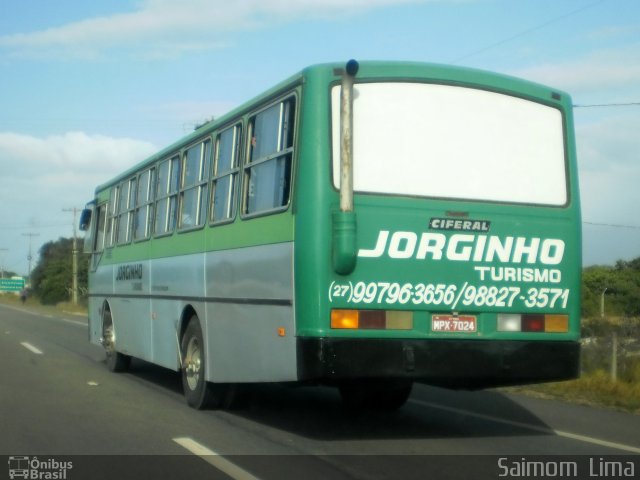 Jorginho Turismo 7024 na cidade de Guarapari, Espírito Santo, Brasil, por Saimom  Lima. ID da foto: 4212848.