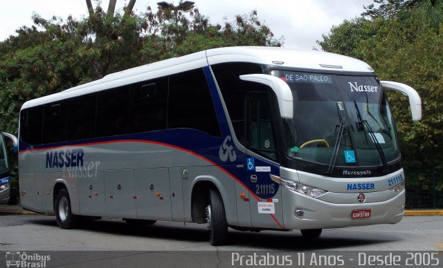 Viação Nasser 211115 na cidade de São Paulo, São Paulo, Brasil, por Cristiano Soares da Silva. Número da foto: #4212284.