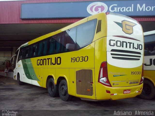 Empresa Gontijo de Transportes 19030 na cidade de João Monlevade, Minas Gerais, Brasil, por Adriano  Almeida. Número da foto: #4214829.