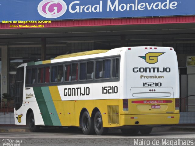 Empresa Gontijo de Transportes 15210 na cidade de João Monlevade, Minas Gerais, Brasil, por Mairo de Magalhães. ID da foto: 4214149.