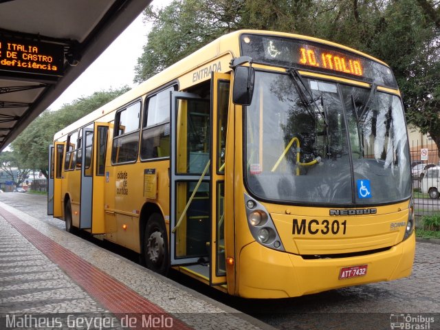 Auto Viação Mercês MC301 na cidade de Curitiba, Paraná, Brasil, por Matheus  Geyger de Melo. Número da foto: #4217894.