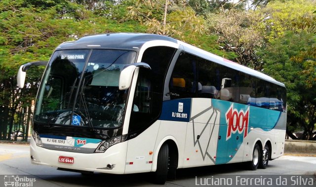 Auto Viação 1001 RJ 108.1093 na cidade de São Paulo, São Paulo, Brasil, por Luciano Ferreira da Silva. ID da foto: 4217593.