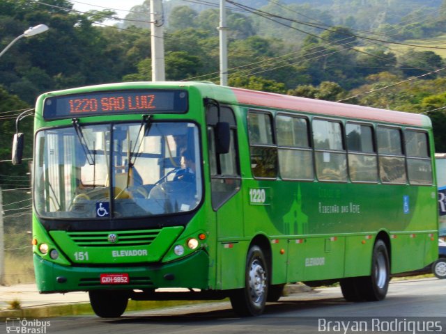 Saritur - Santa Rita Transporte Urbano e Rodoviário 151 na cidade de Ribeirão das Neves, Minas Gerais, Brasil, por Brayan Rodrigues. Número da foto: #4217250.