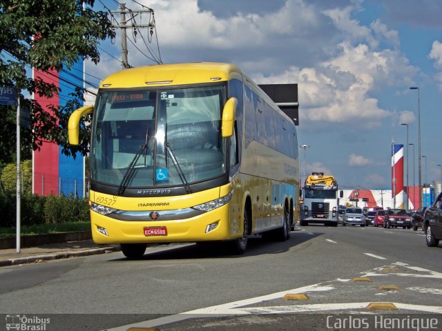 Viação Itapemirim 60527 na cidade de São Paulo, São Paulo, Brasil, por Carlos Henrique. ID da foto: 4217663.