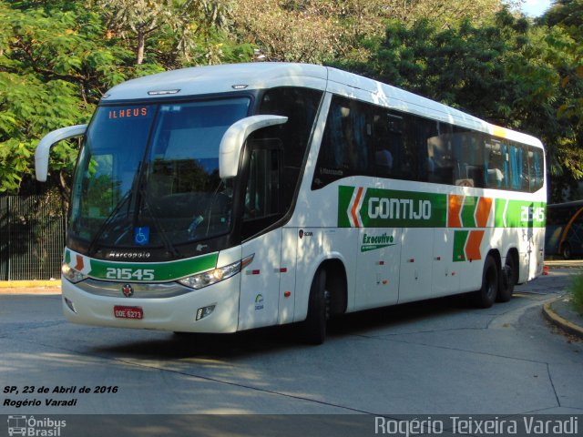 Empresa Gontijo de Transportes 21545 na cidade de São Paulo, São Paulo, Brasil, por Rogério Teixeira Varadi. Número da foto: #4217269.