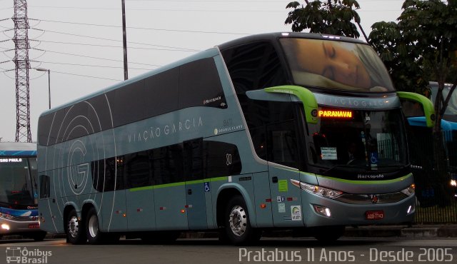 Viação Garcia 8611 na cidade de São Paulo, São Paulo, Brasil, por Cristiano Soares da Silva. Número da foto: #4217917.
