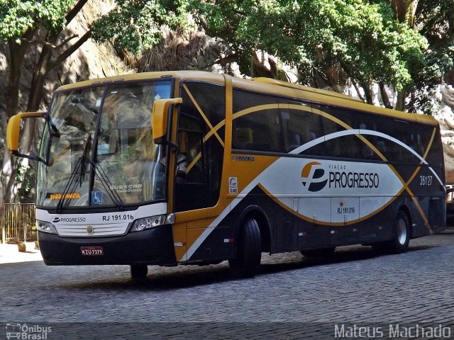 Viação Progresso 36127 na cidade de Barra Mansa, Rio de Janeiro, Brasil, por Mateus Machado. Número da foto: #4219356.