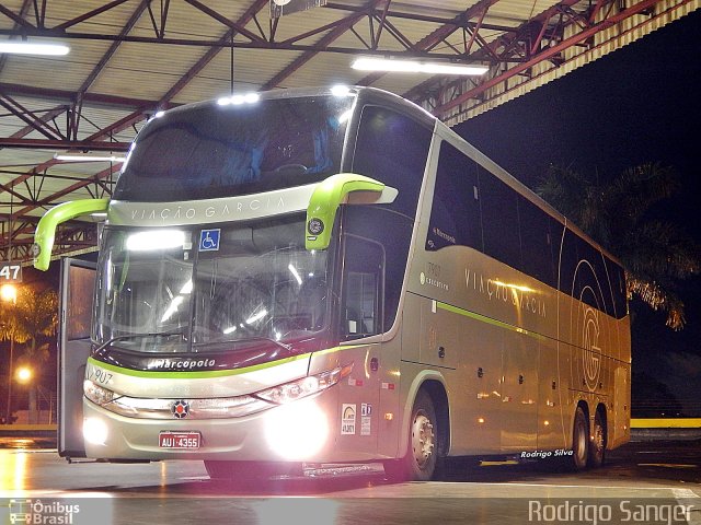 Viação Garcia 7907 na cidade de Londrina, Paraná, Brasil, por Rodrigo S. G Busólogo do Brasil. Número da foto: #4220372.