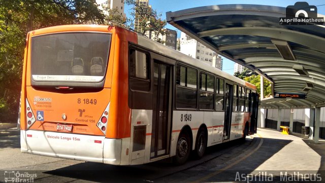 TRANSPPASS - Transporte de Passageiros 8 1849 na cidade de São Paulo, São Paulo, Brasil, por Asprilla Matheus. ID da foto: 4218902.