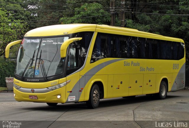 Viação São Paulo São Pedro 890  na cidade de São Paulo, São Paulo, Brasil, por Lucas Lima. ID da foto: 4219728.